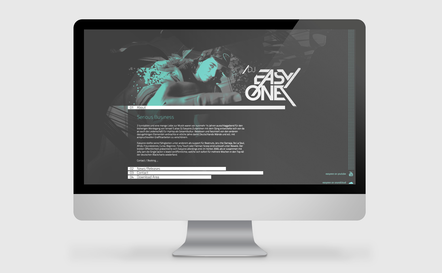 Website Design für Dj Easyone | Mannheim | by Ilyas Susever