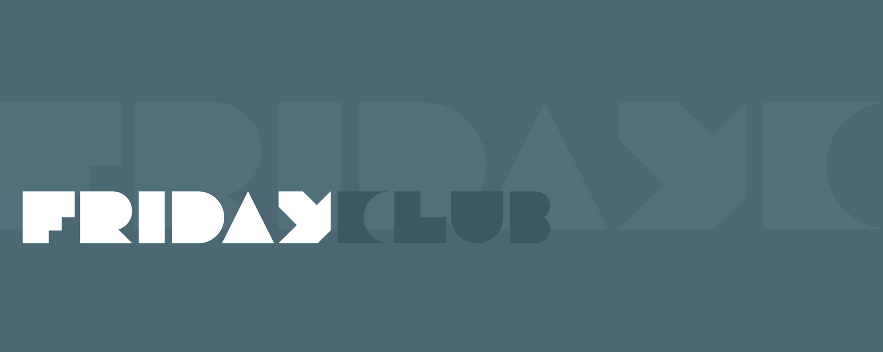 Logo design FridayClub | K5 Klub Heidelberg | by Ilyas Susever