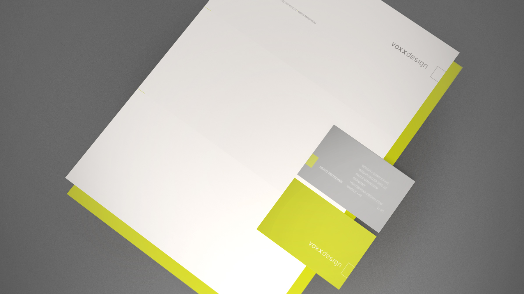 Briefbogengestaltung für voxx design | Mannheim | by Ilyas Susever